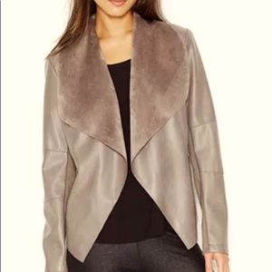Bar 111 fly away faux leather jacket